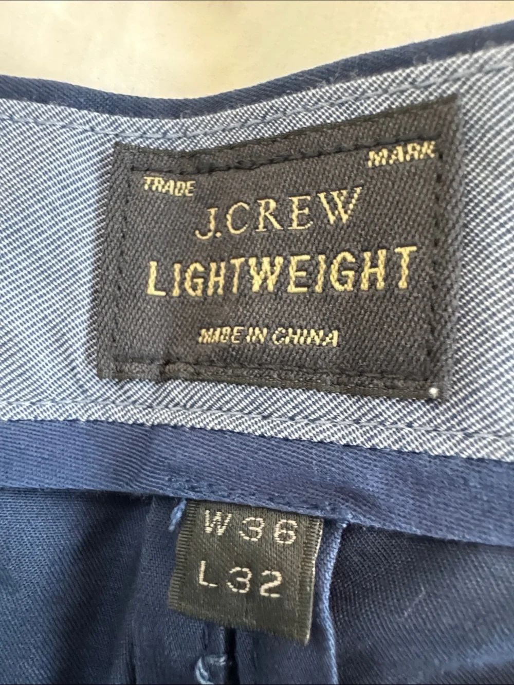 J. Crew Navy Blue Men’s Chino Pants